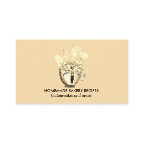 Gold Bakery Cake Maker Cupcake Shop