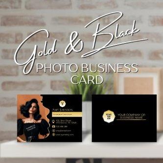 Gold & Black, Add Own Photo To Silhouette SVG File