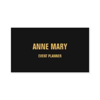 Gold Black Custom Color Modern Classy Elegant