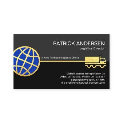 Gold Blue Global Logistics Supply Line