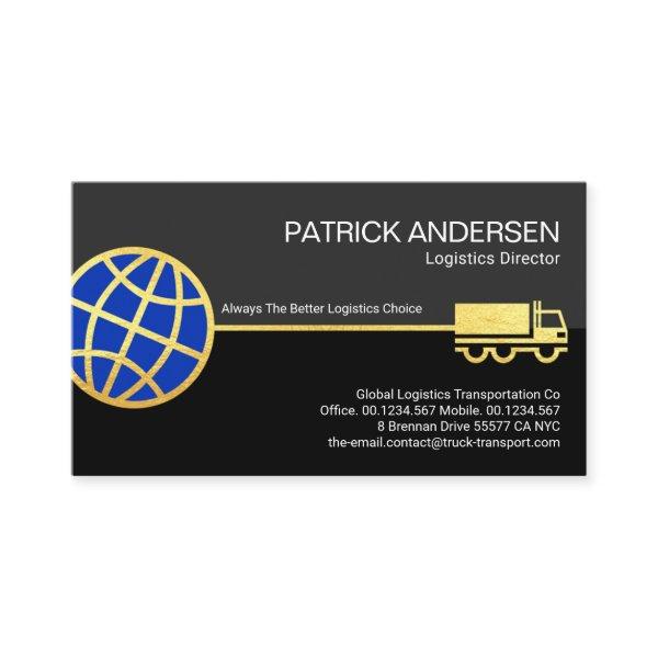 Gold Blue Global Logistics Supply Line