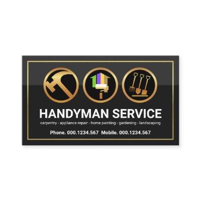 Gold Bracket Handyman Tools Home Repair