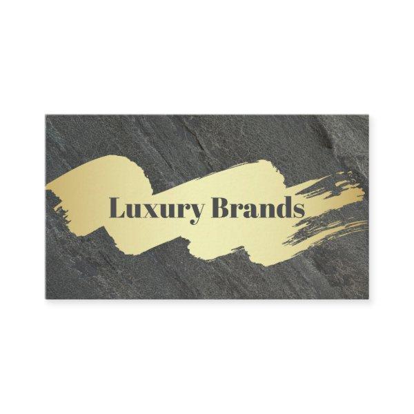 Gold Brushed | Slate Rock Background