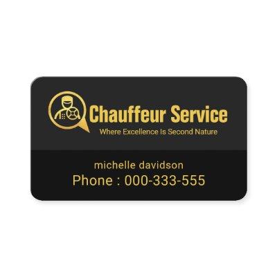 Gold Chauffeur Speech Box Driving