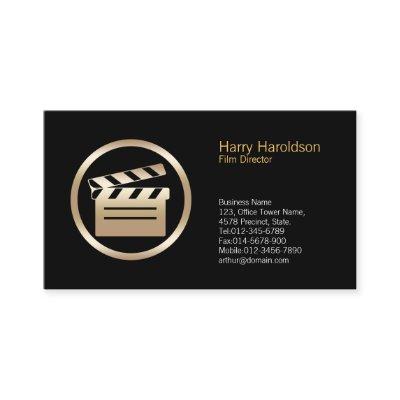 Gold Clapperboard Icon Director