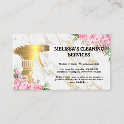 Gold Cleaning Spray | Flowers