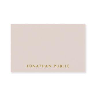 Gold Color Font Elegant Professional Template
