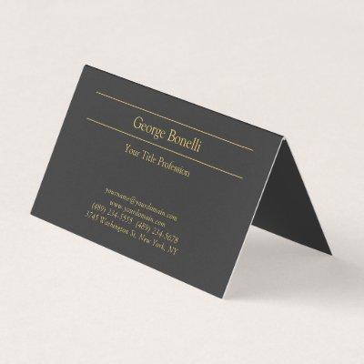 Gold Color Grey Classical Personal Customize Chic