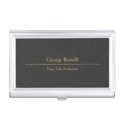 Gold Color Grey Classical Personal Customize Chic  Case