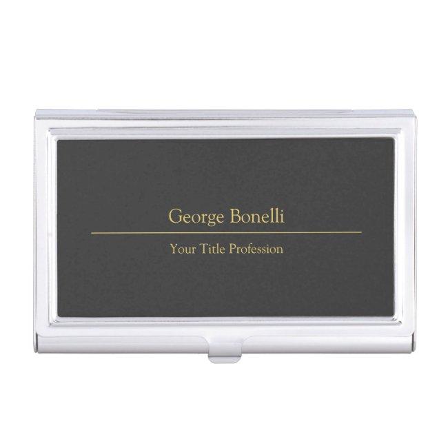 Gold Color Grey Classical Personal Customize Chic Case