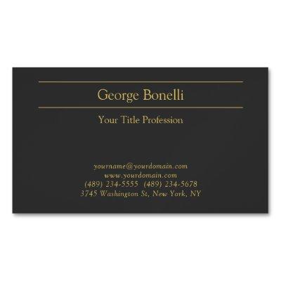 Gold Color Grey Classical Personal Customize Chic  Magnet