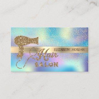 Gold Confetti,Holographic,Glitter Hairdrayer