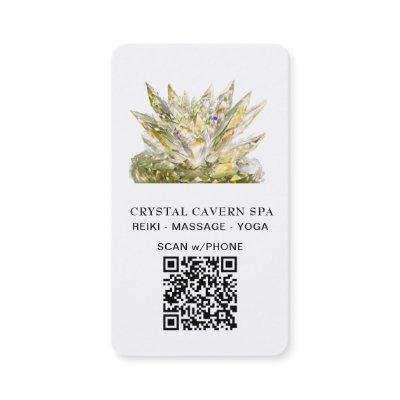 *~* Gold Cosmic Sparkling Magical QR Crystal
