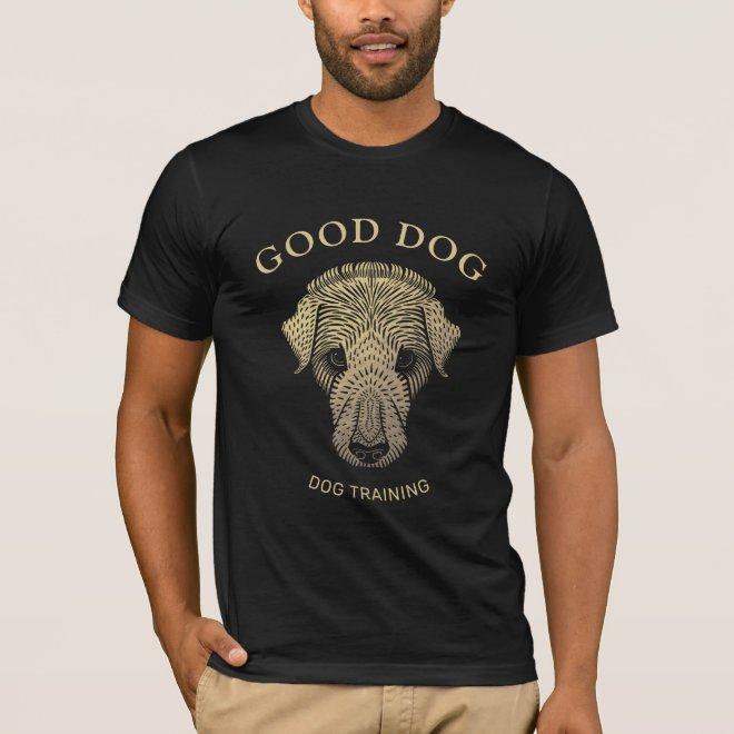 Gold Dog Trainer Training T-Shirt