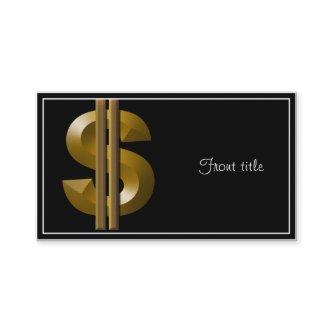 Gold Dollar Sign