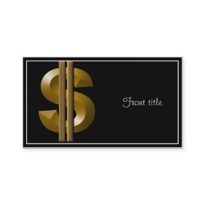 Gold Dollar Sign