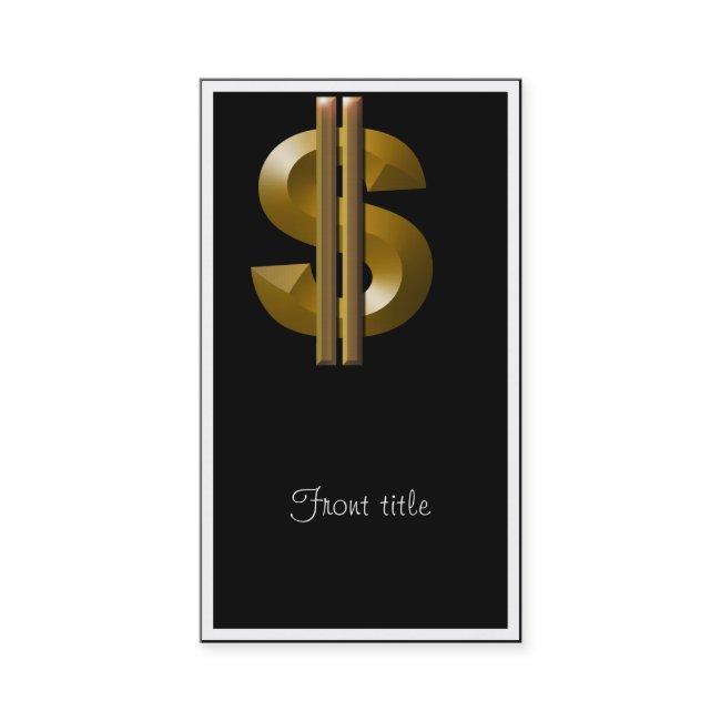 Gold Dollar Sign