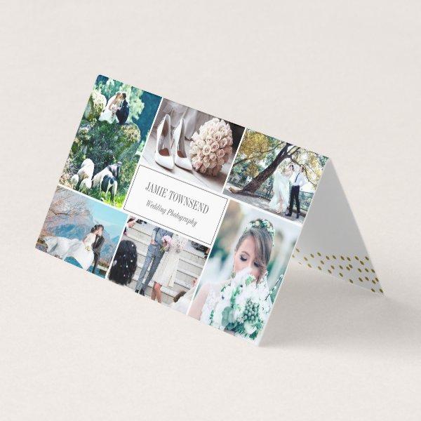 Gold Dots Photo Collage Professional Photographer