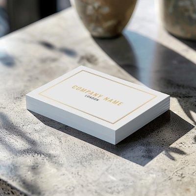 Gold effect border professional