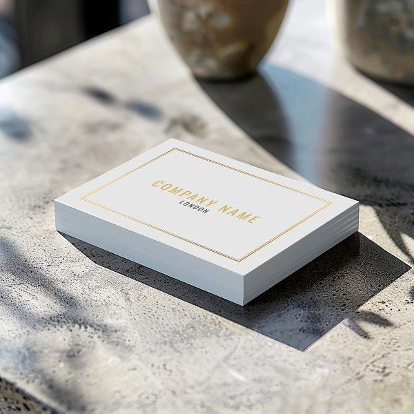 Gold effect border professional