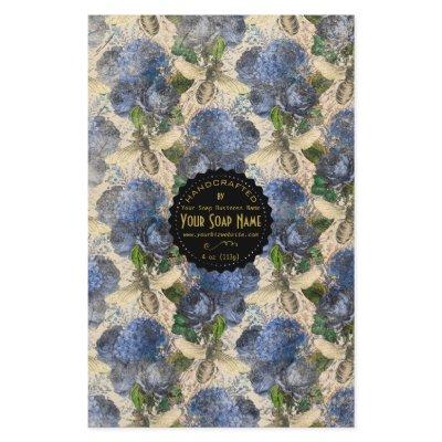 Gold Ephemera Vintage Soap Wrap Paper - Satin