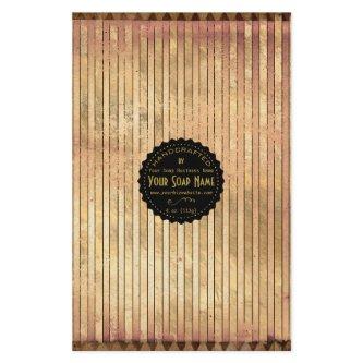 Gold Ephemera Vintage Soap Wrap Paper - Satin