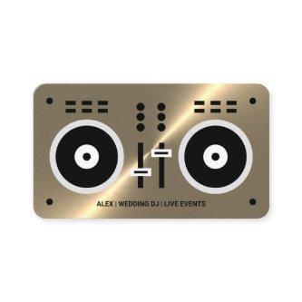 Gold Faux DJ Controller