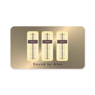 Gold Faux Sound Engineer