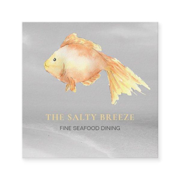 ** Gold Fish Beach Silver Sand Sea Dining  Square