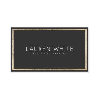 Gold foil frame elegant trendy minimal modern