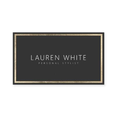 Gold foil frame elegant trendy minimal modern