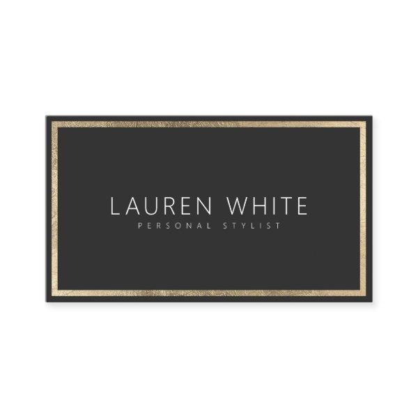 Gold foil frame elegant trendy minimal modern