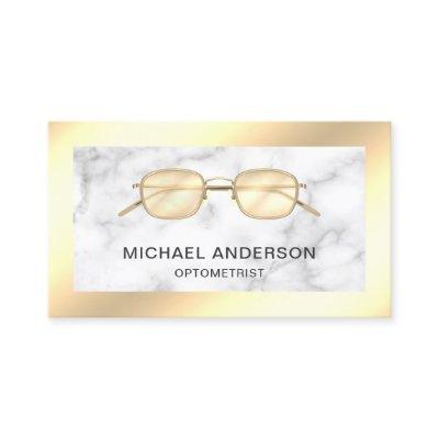 Gold Foil Marble Eyeglasses Eye Doctor Optometrist