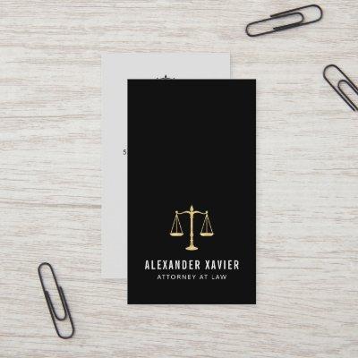 gold foil modern lawyer attorney at law