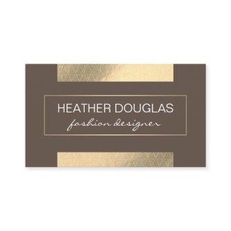 Gold Foil Shine | Triangle Pattern Designer