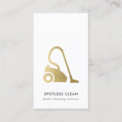 GOLD FOIL SIMPLE VACUUM CLEANER CLEANING SERVICE