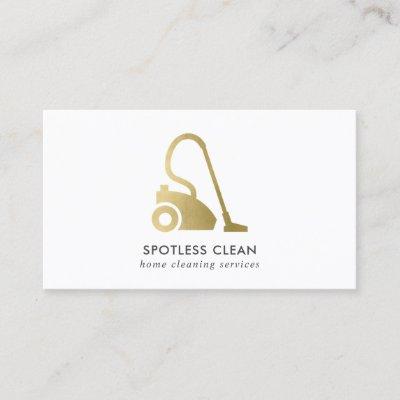 GOLD FOIL SIMPLE VACUUM CLEANER CLEANING SERVICE