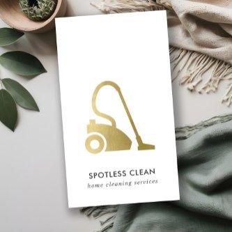 GOLD FOIL SIMPLE VACUUM CLEANER CLEANING SERVICE