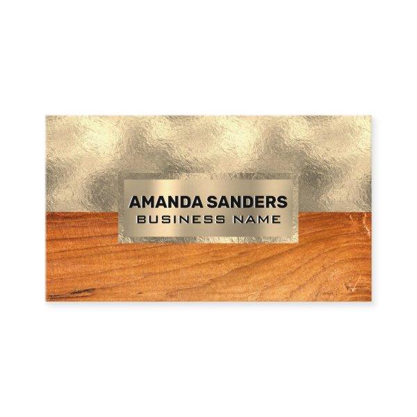 Gold Foil | Wood