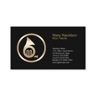 Gold French Horn Icon Music Teacher