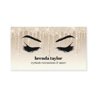 Gold Glitter Drips Eyelash  Browbar professional