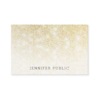 Gold Glitter Modern Professional Template Elegant