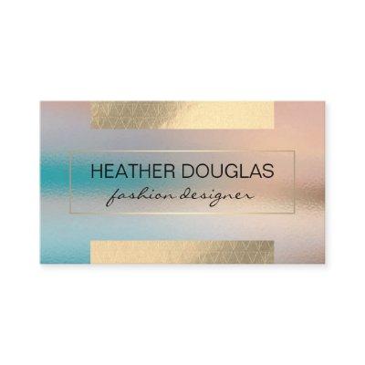 Gold Gray Foil Shine | Glass Background