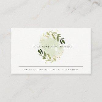 GOLD GREEN FOLIAGE WREATH PROFESSIONAL APPOINTMENT