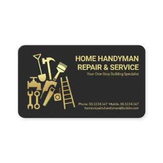Gold Handyman Tools Home Repairs