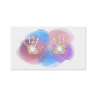 *~* Gold Healing Hands Radiating Energy Reiki