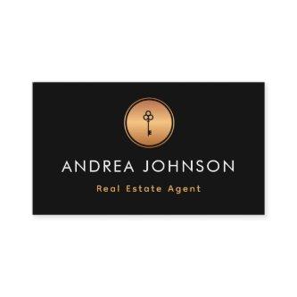 Gold Key Logo Real Estate Agent Photo Qr Code