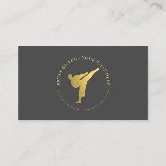Gold Kickboxing - Karate Logo