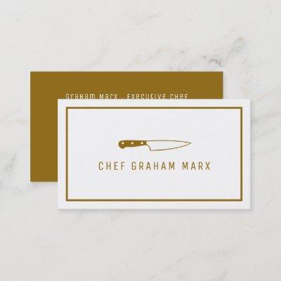 Gold Knife, Modern Gourmet, Chef, Cooking