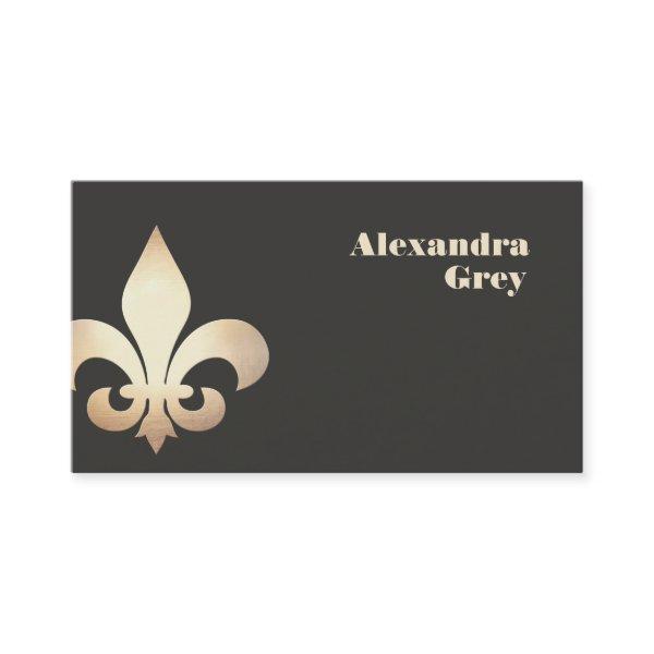 Gold Leaf Fleur de Lis